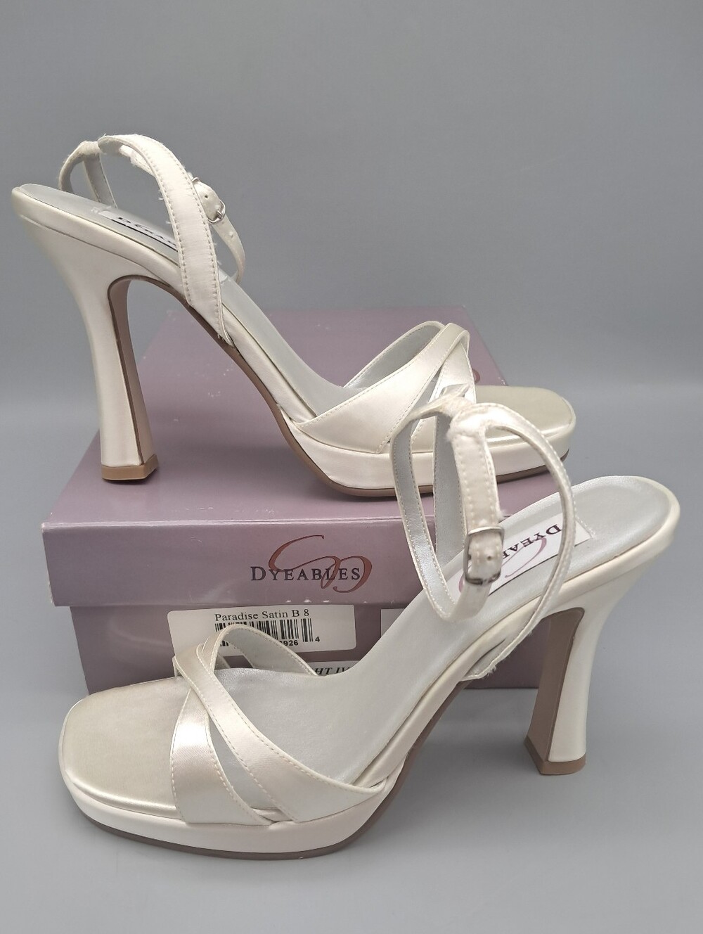 Dyeables High Heel Shoes "Paradise" Size 8B